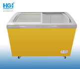 R290a Deep Chest Freezer 12.7 Cuft Curved Top Display Freezer Thick Foaming Body