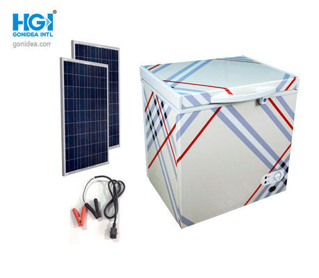 3.2 입방 피트 90 Ltr 태양력 냉장고 냉동기 150W 판