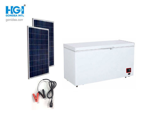 단일의 도어 CB 태양 동력이 공급된 딥 프리저 DC 12V 350 Ltr 12.3 Cf