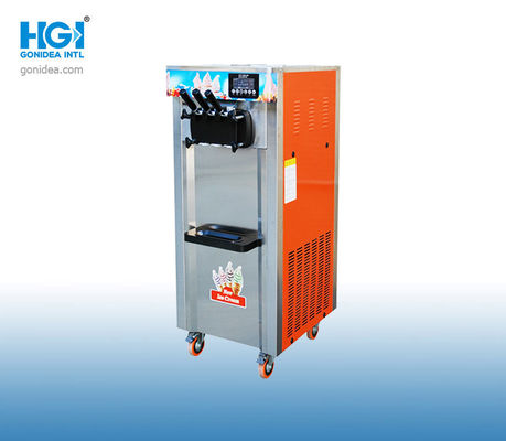 HGI 50Hz 2.8KW 상업적 아이스크림 제조기들 3은 냉동 산유를 취급합니다